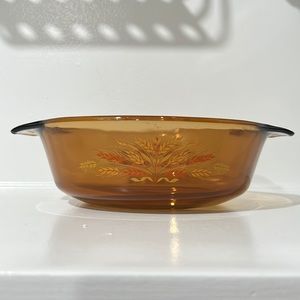 Vintage Anchor Hocking Amber Bakeware